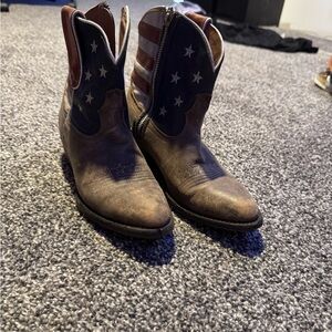 American flag cowgirl boots